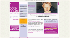 Desktop Screenshot of cotecours.fr